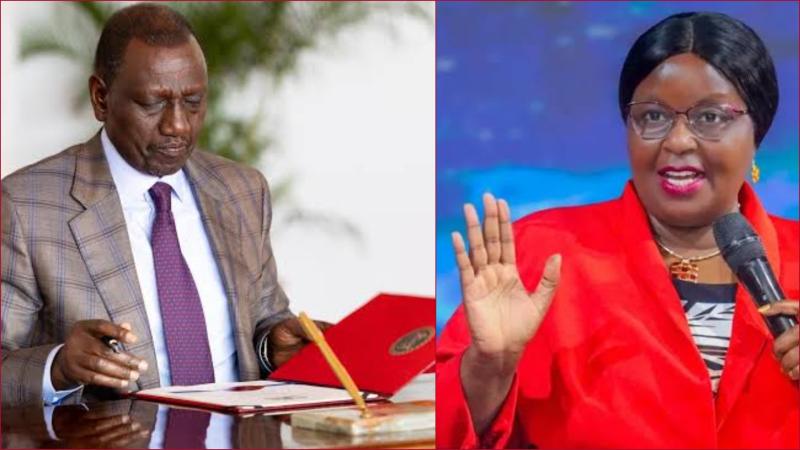 President William Ruto revoked the appointment of Bishop Margaret Wanjiru.